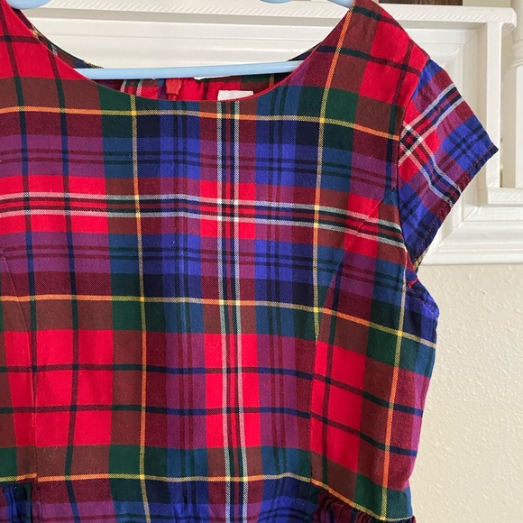 Girls Gap Plaid Holiday Dress - Picture 3 of 6